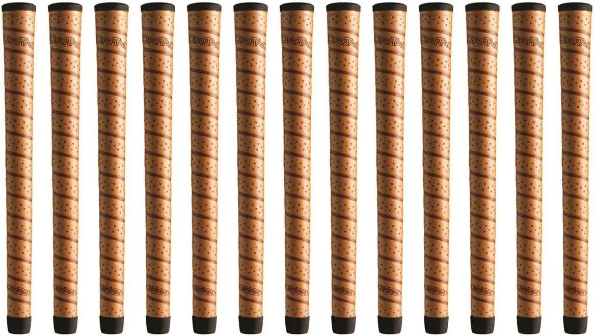 

Wrap Standard Copper Golf Grip Bundle (13 Piece) Textured，10.8"L x 1"W