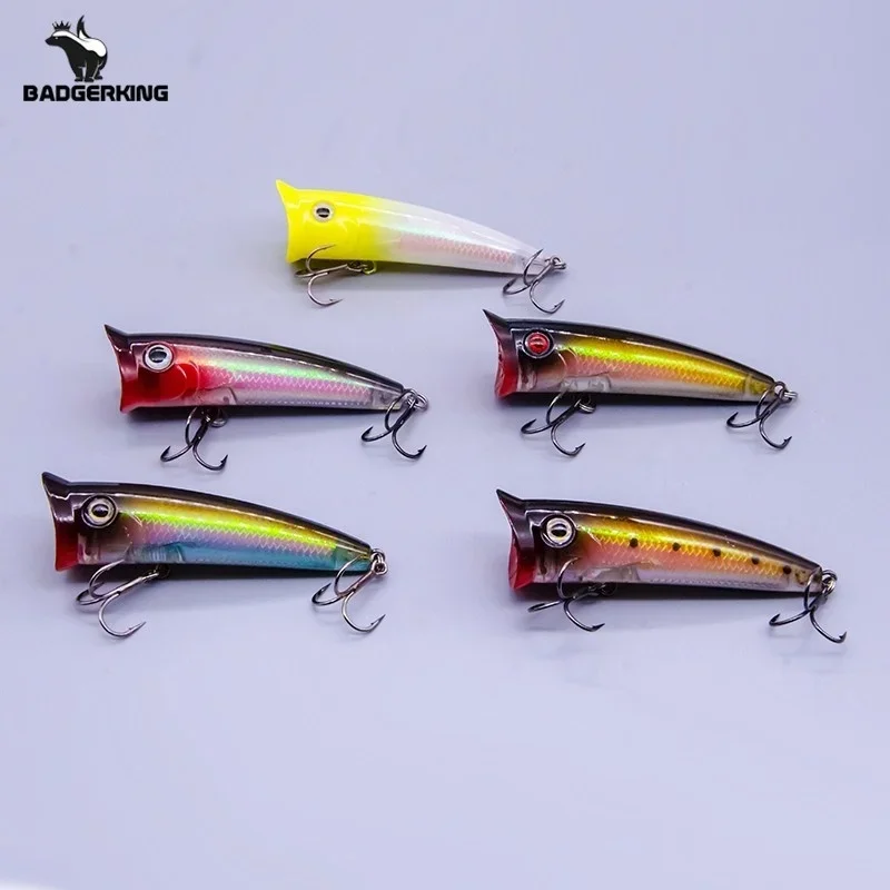 8cm 10g top water popper wobbler hard baits fishing lure artificial hardbaits  outdoor  lure for river fishing