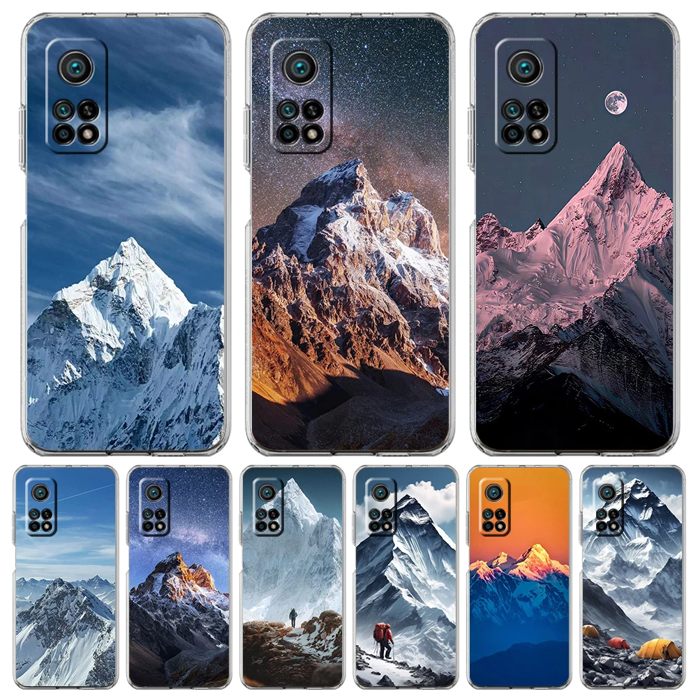 Everest mountain world first Phone Case For Xiaomi Mi Poco X6 X5 NFC X3 F6 F5 Pro F4 F3 15 14T 14 13T 12T 12 13 Lite 11 Cover