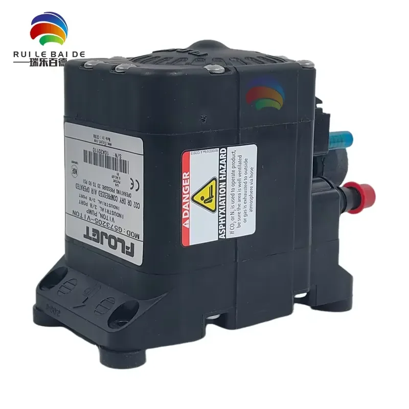 

FLOJET G573205 Glazed Diaphragm Pump - Corrosion-resistant and Stable Material Supply Pump for Food Inkjet Printers