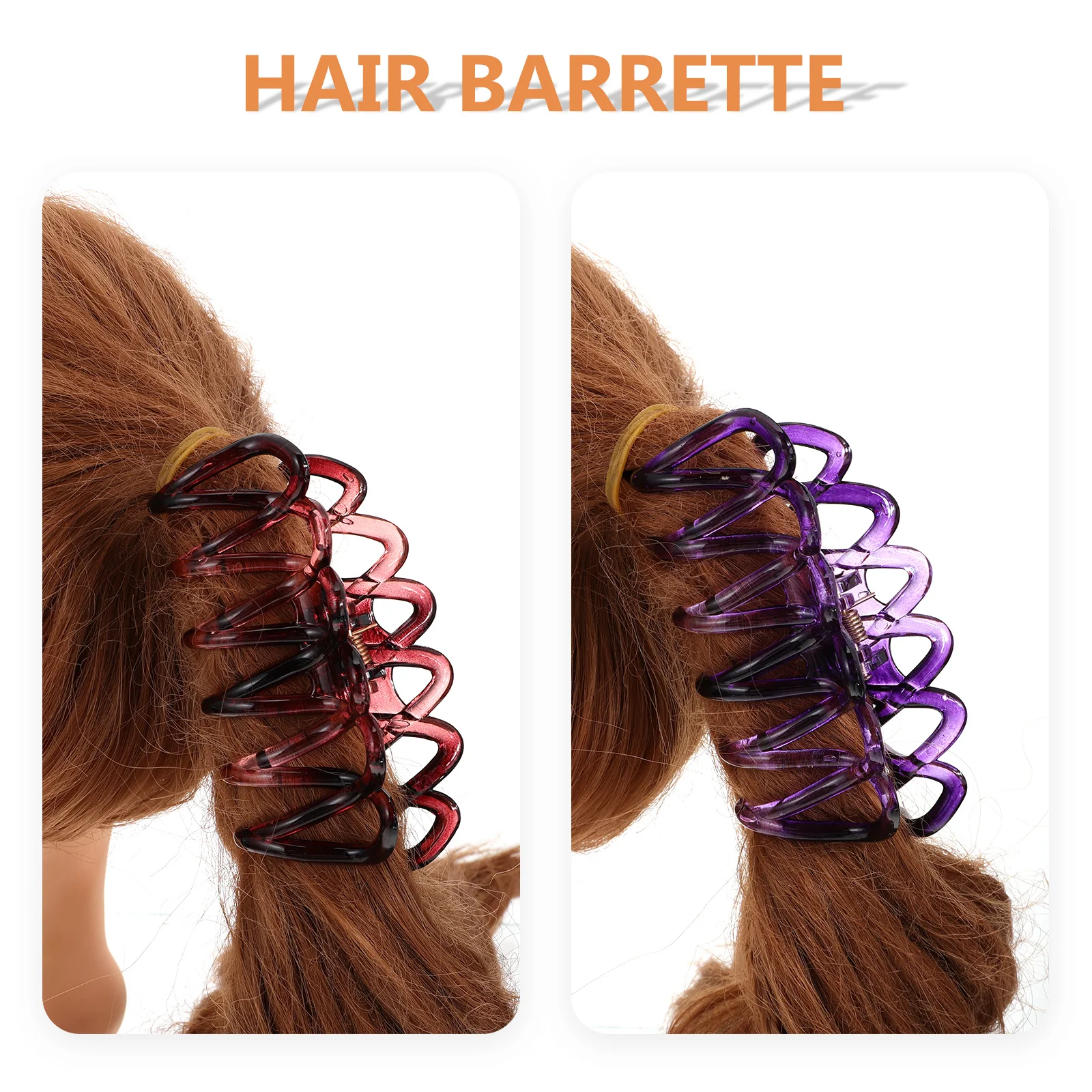 

4 шт. модный зажим для волос, элегантный зажим для челюсти для средней длины, аксессуары для укладки и работы по дому, зажим для волос