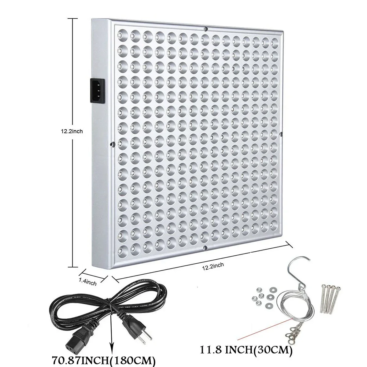 Red LED Grow Light 850nm 45W Red Led Light Therapy Infrared 225 LED Anti Aging Therapy Light for Full Body Skin Pain Relief