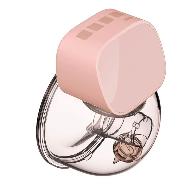 BornBL Extractor de leche para mamá portátil manos libres, Extractor de leche para bebé cómodo tipo bebé, bombas de lactancia eléctricas portátiles
