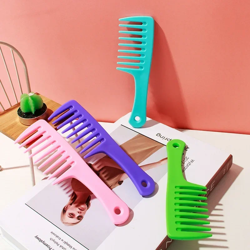 Large Wide-tooth Curly Hair Comb Curly Women Smooth Hair Comb No Knot Thickened Hairdressing Comb Hair Styling Tools