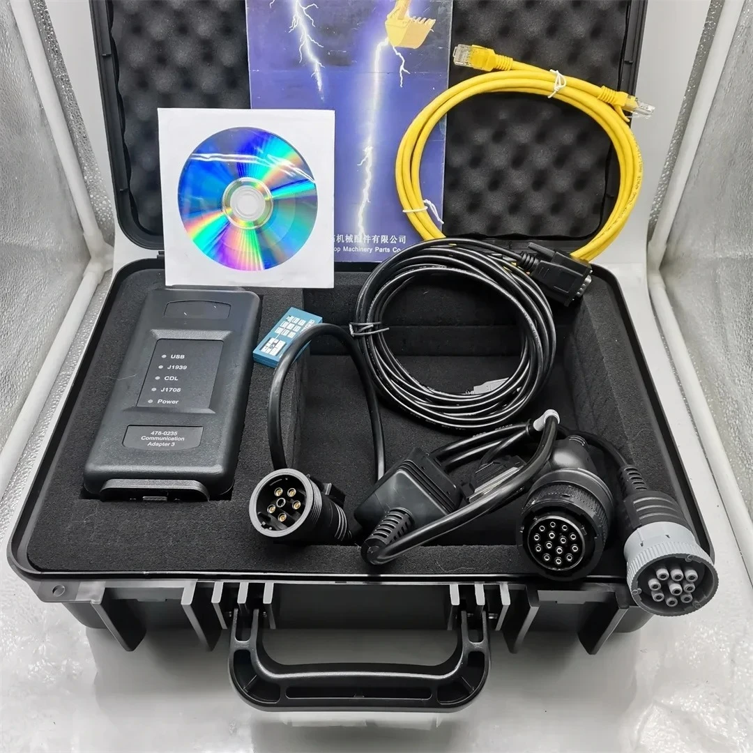 

538-5051 478-0235 275-5121 317-7485 ET4 Communication Adapter Group ET3 ET4 Diagnostic Tool With Ethernet Cables