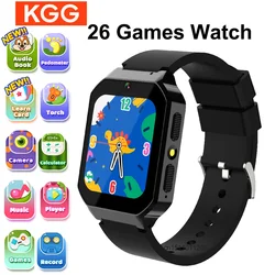 Orologio per bambini 26 giochi Smart Watch Fotocamera Lettore musicale Schermo HD da 1,69 pollici Video Parole Scheda di apprendimento Orologi per bambini Regali di compleanno