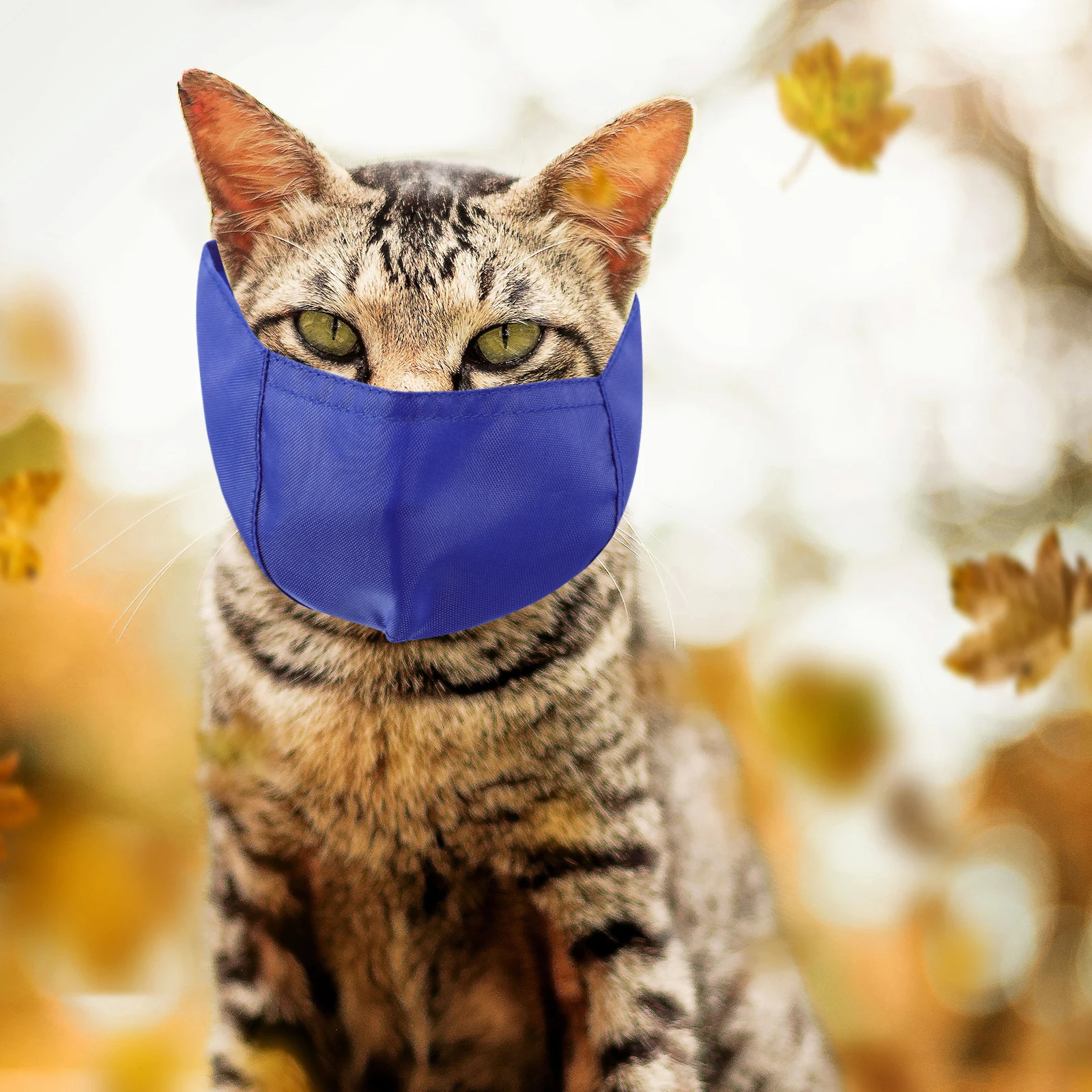 

Anti-bite Cat Head Cover Mouth Breathable Biting Prevention Pet Kitten Muzzle Nylon