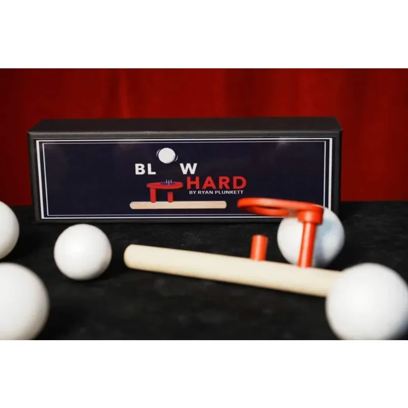 Blow Hard Trick By Ryan Plunkett Gimmicks Close Up Magic Tricks Illusions Street Magia Floating Ball Game Magia Levitating Stage