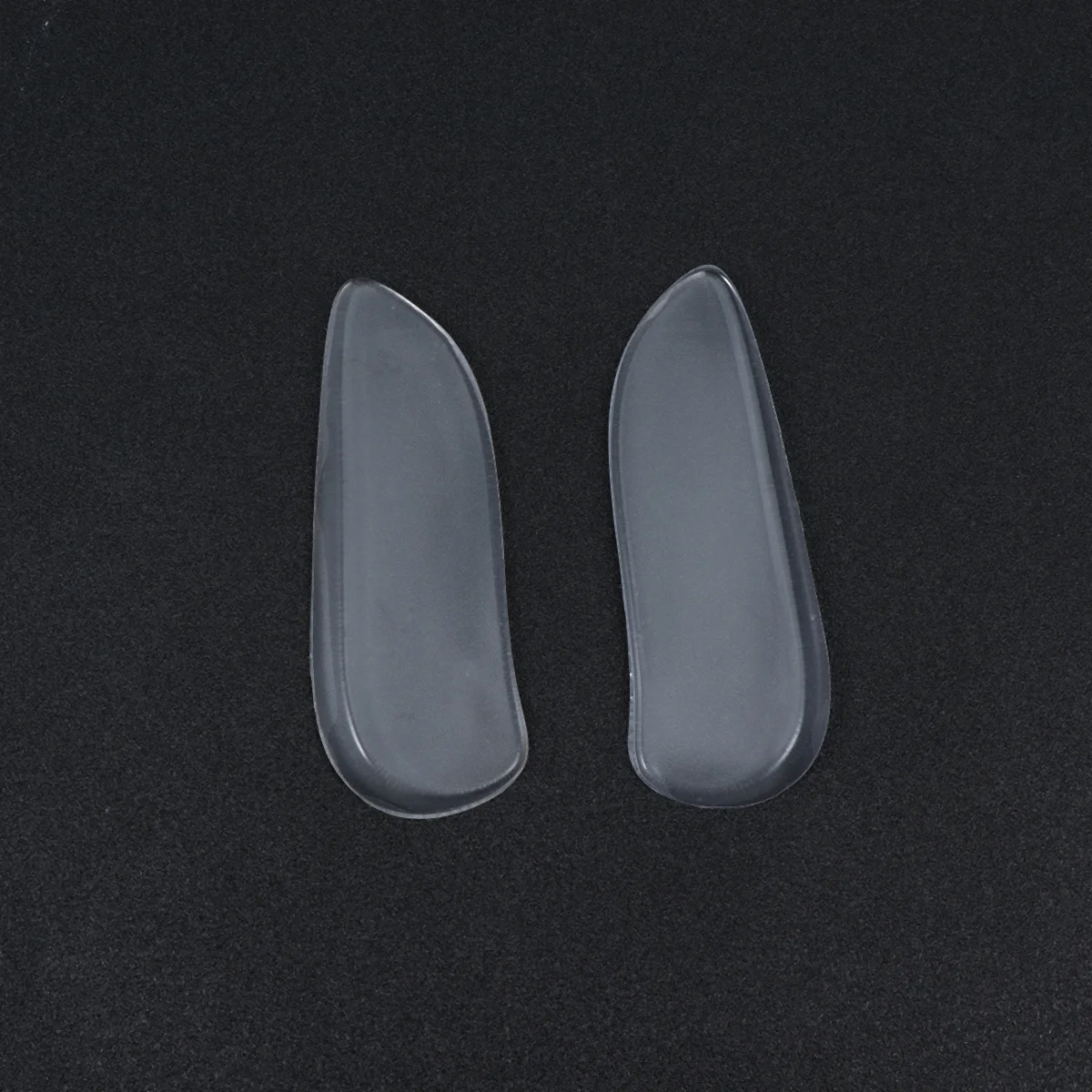 2ペアの矯正インソール、身長を伸ばすジェルヒールパッド、衝撃吸収、快適な靴の中敷き、O脚、X脚の矯正用