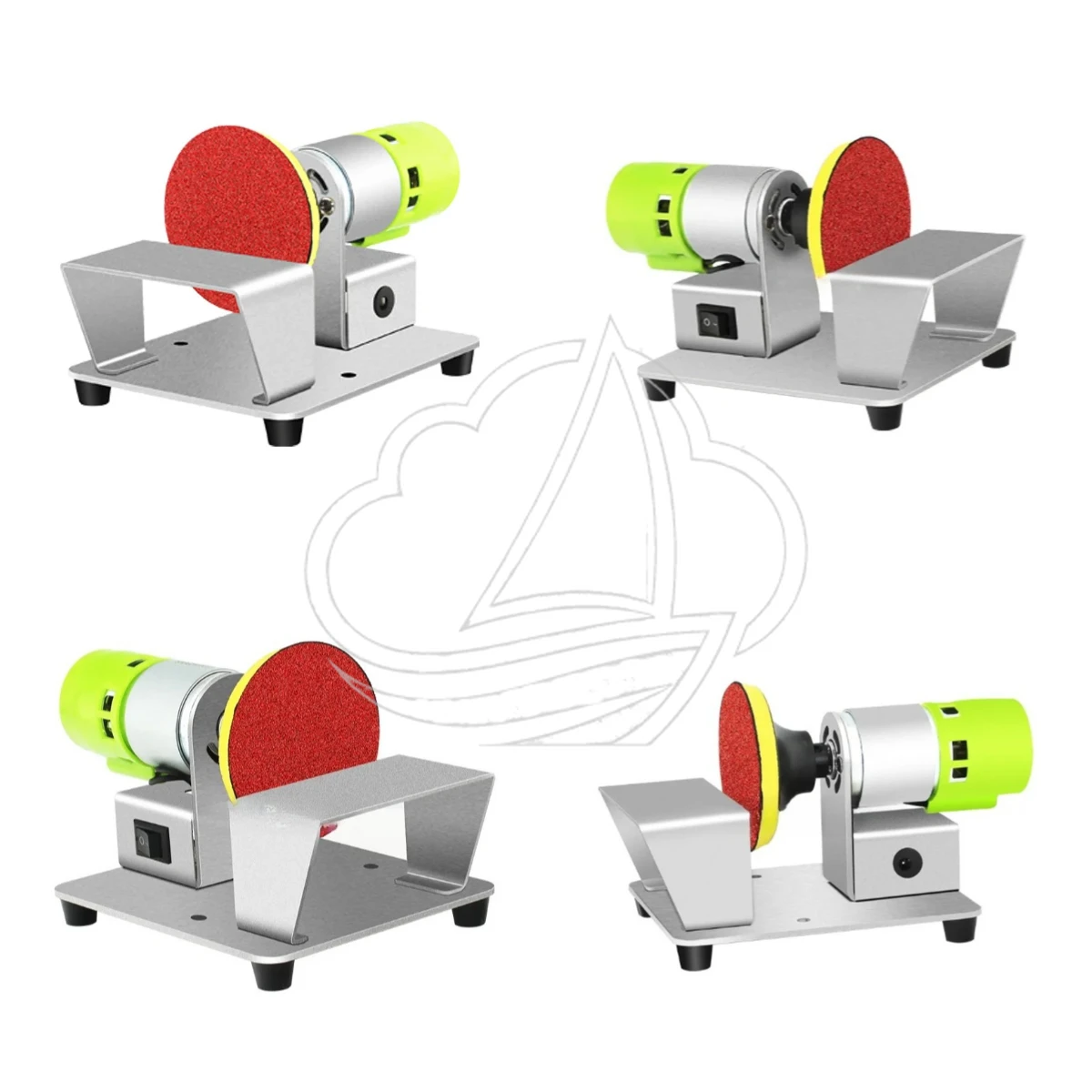 Electric Disc Sanding Machine, Flat Sandpaper Polishing Grinder for Precision Machining & Metal Grinding
