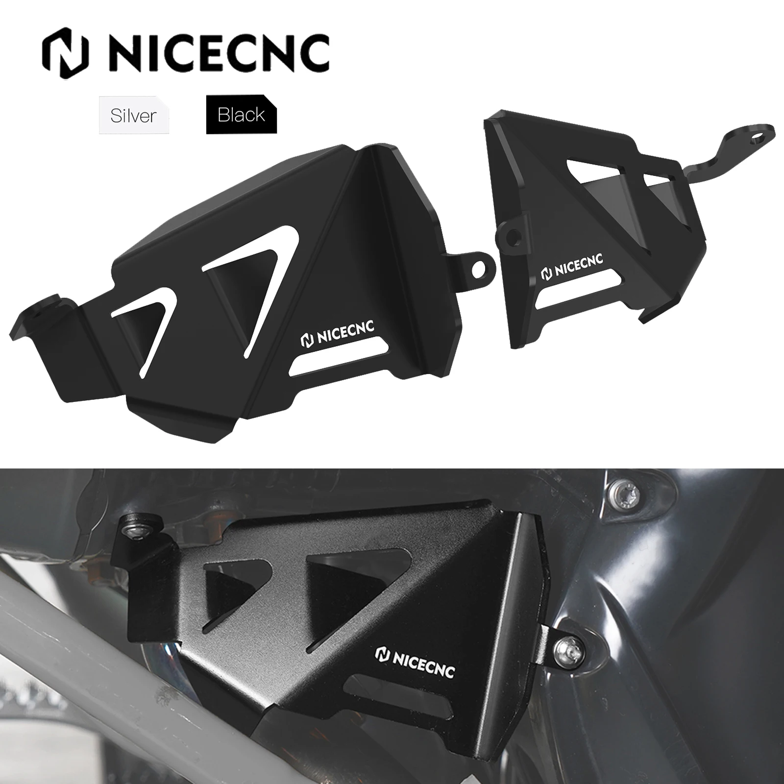 NICECNC Motorcycle Oxygen Sensor Cover Guard Protector For BMW R 1250 GS 2018-2023 R 1250 GSA 2019-2024 R1250R R1250RS R1250RT