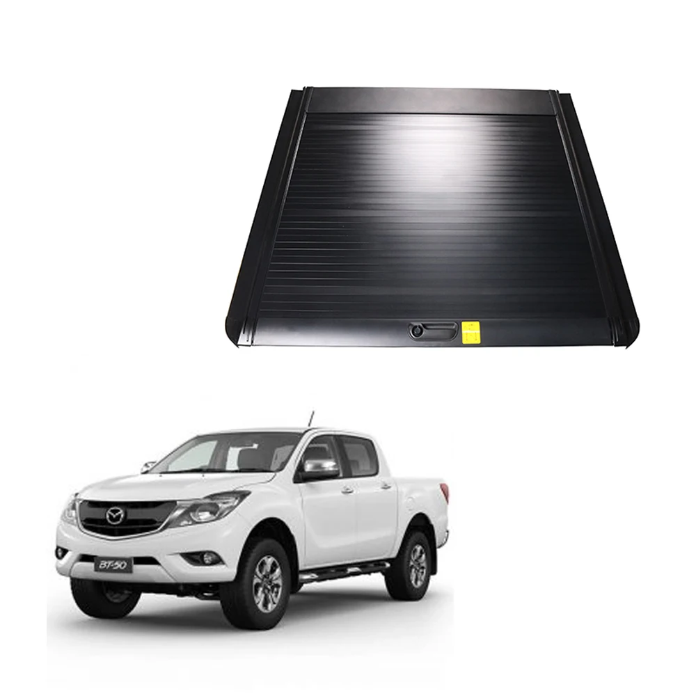 

1.48m Bed Manual Offroad Pickup Tonneau Cover Retractable Aluminum Truck Double Cab for 2012+ Mazda BT-50