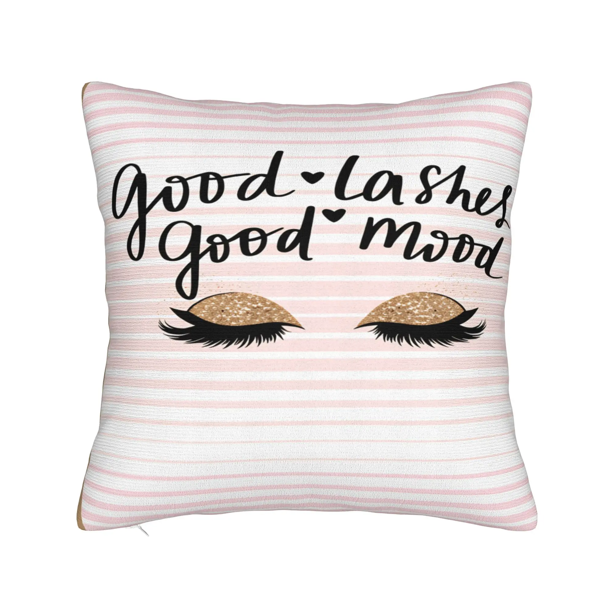 Pillow Case Cosmetics Makeup Tools Illustration Design  Pillow Cover For Sofa Home Decoration Cute Funny Pillowcases