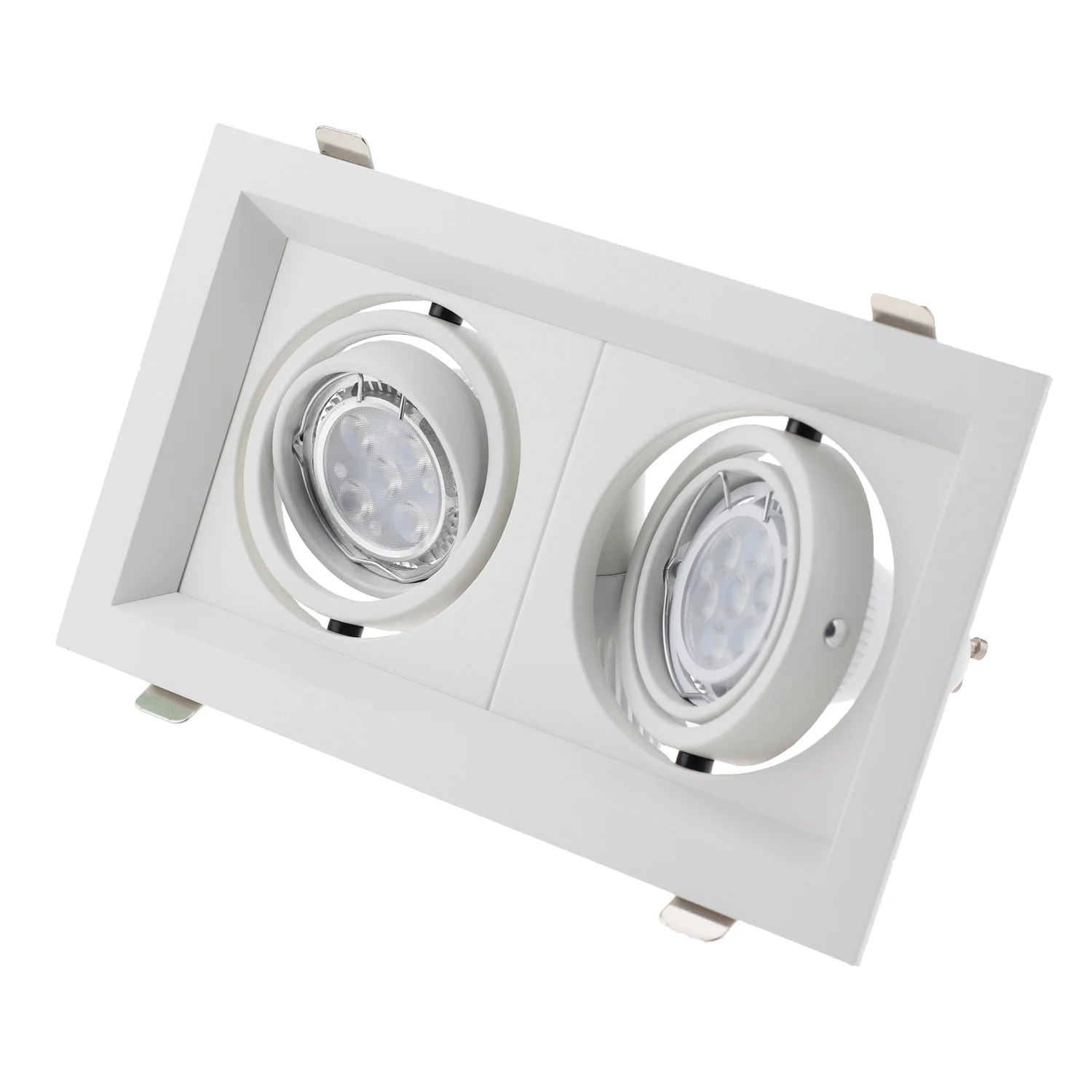 LED Eyeball 6W Recessed Ceiling Downlight LED Spot Eye Ball Bulb White Black Frame LED Eyeball Lamp Siling Fixture