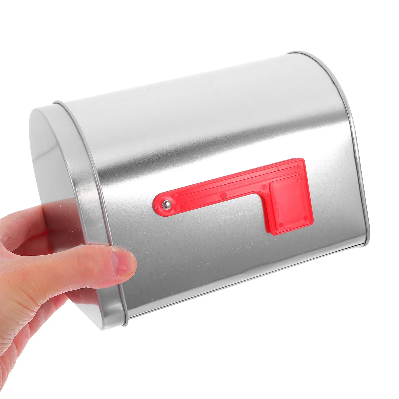 Boîte à courrier en fer blanc, petite boîte décorative en métal pour bricolage, rangement de cartes de vœux, conteneur à bonbons, organisateur de style vintage, 1 pièce