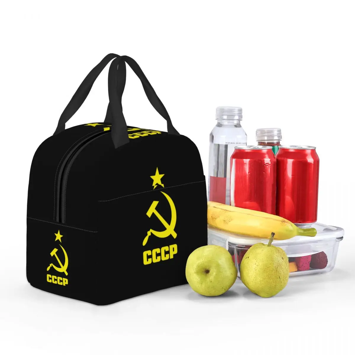 CCCP União Soviética Isolamento Lunch Bag, Refeição Pack, Bento Bolsa