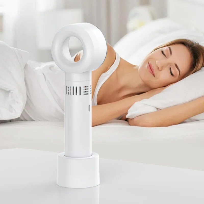 Xiaomi Mini Bladeless Fan 100 Level Free Control Intelligent Digital Display Portable USB Charging High Wind Power Home 2025 New