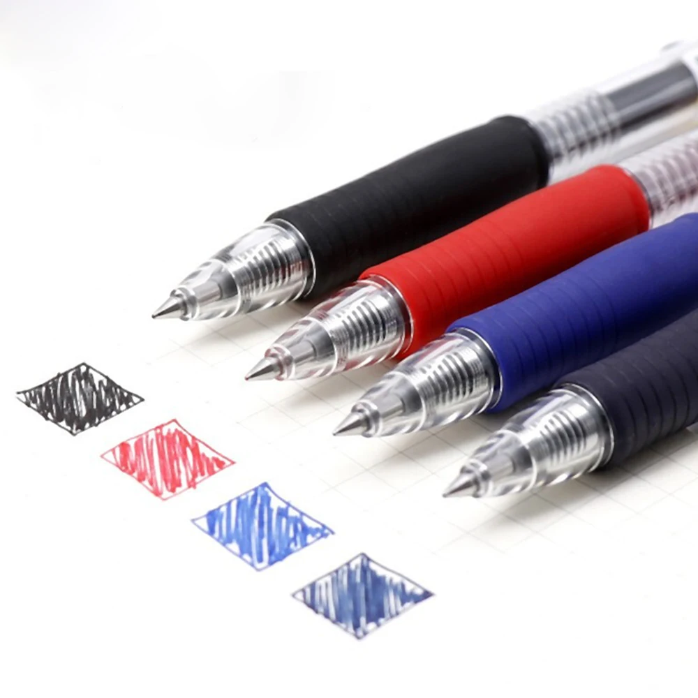 3pcs Japan Pilot Gel Pens Large Capacity BL-G2 0.5/0.7mm Writing Pen Red Blue Black School Office Supplies Children's Stationery