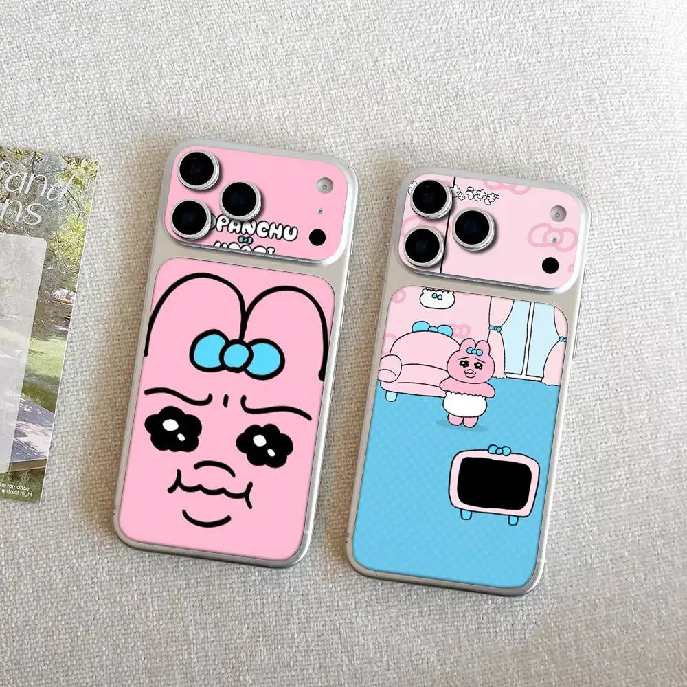 Cute Opanchu U-Usagi Cute For IPhone 17 Pro 17 Pro Max Rear Skin Wrap Decal Protective Sticker