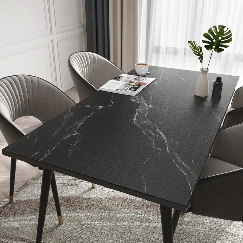 Light Luxury Decorative Dining Table Mats Waterproof Oil-proof PVC Leather Soft Mats Coffee Table Anti-scalding TV Cabinet Mat