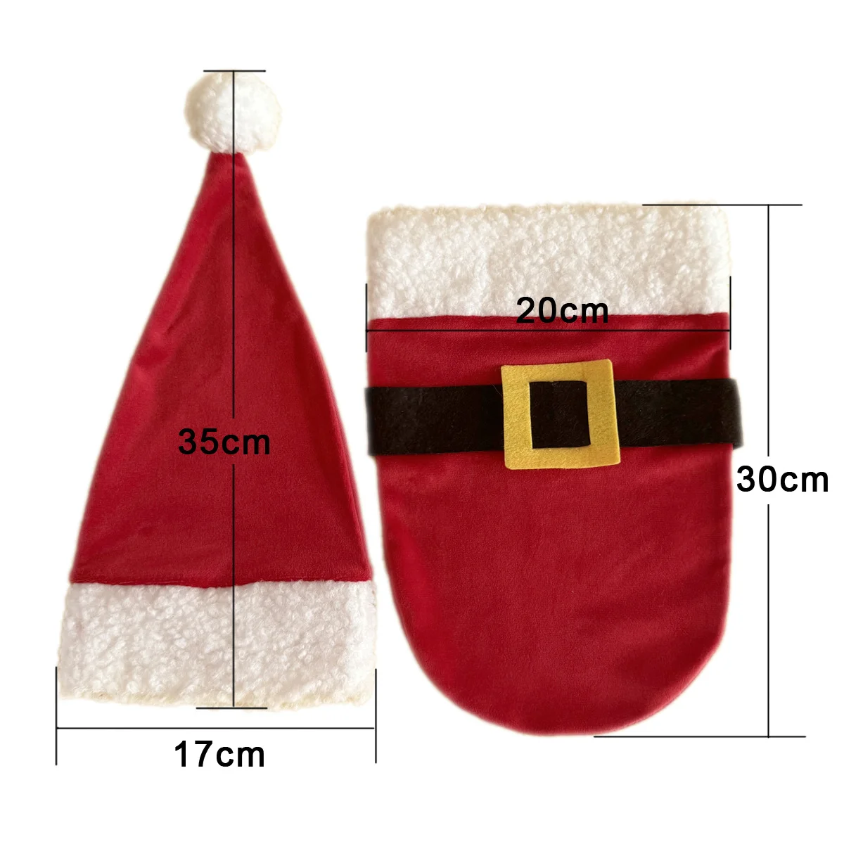❤️Newborn Photography Clothing Christmas Hat+Sleeping Bag 2Pcs/set Studio Baby Photo Props Accessories Santa Clothes Outfits