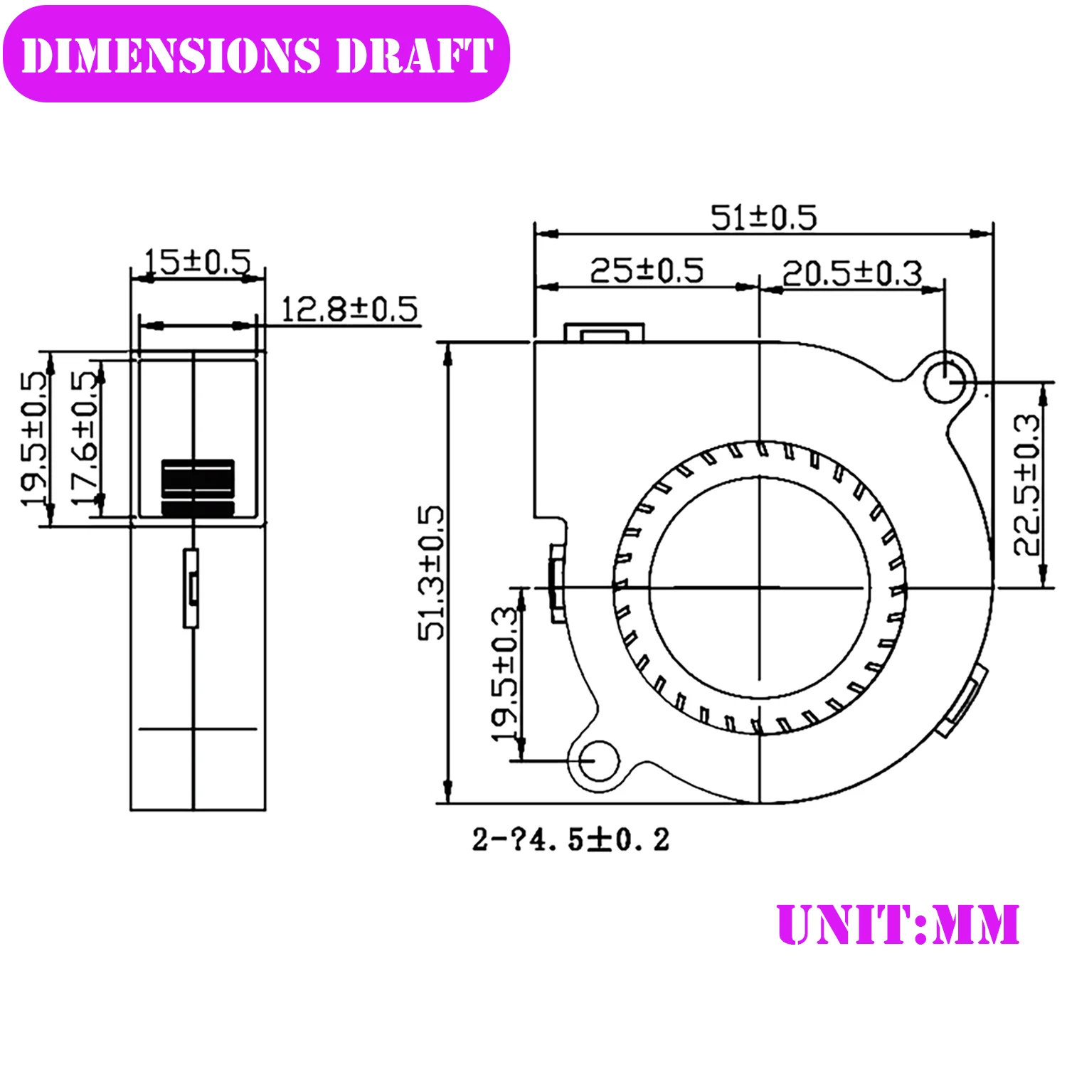5015 50mm DC 24V 12V 5V 2핀 듀얼 볼/슬리브 베어링 브러시리스 냉각 터빈 블로워 팬 50mm x 15mm 블로워 쿨러 팬