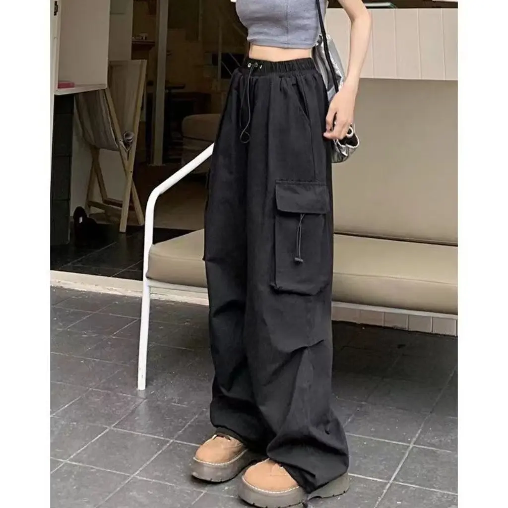 

Women's American Sports Pants Spring Autumn New Banana Style Hiphop Jazz Dance Casual Loose Wide Leg Work Trendy