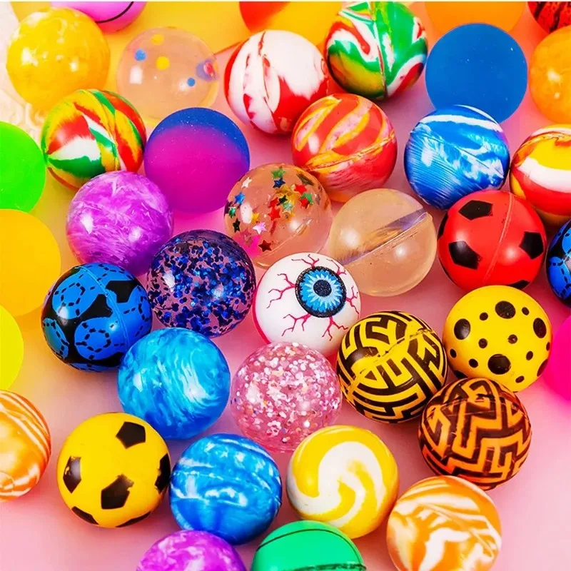 

20pcs Mini Colorful Bouncy Ball Buoyant Ball Toy Children Birthday Party Baby Shower Gift Filler Boys Girls Reward Party Favors