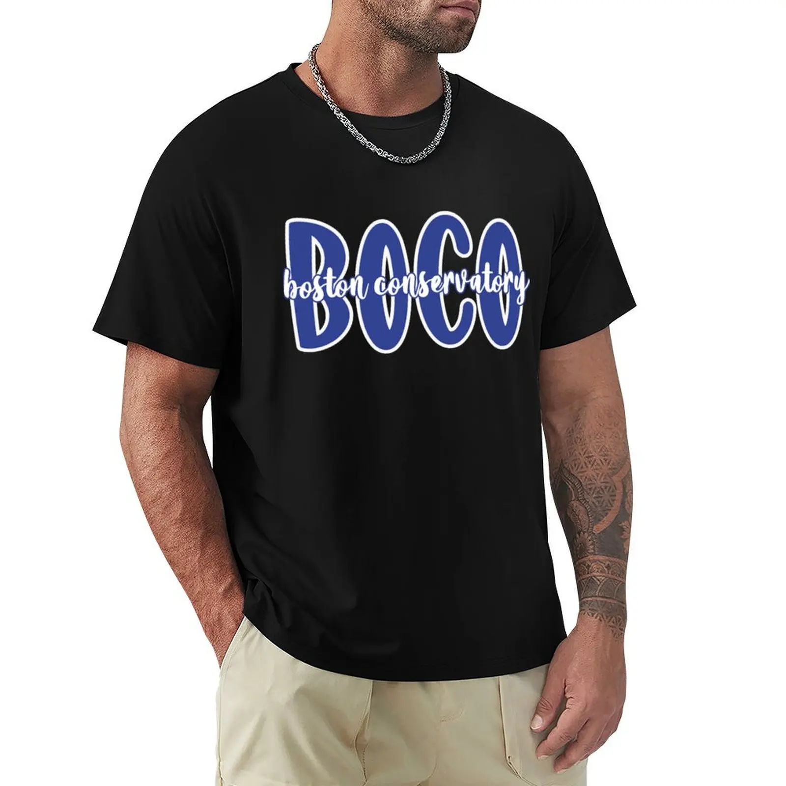 

BOCO - Boston Conservatory T-Shirt boys whites Man t-shirt basketball graphic tees mens plain t shirts