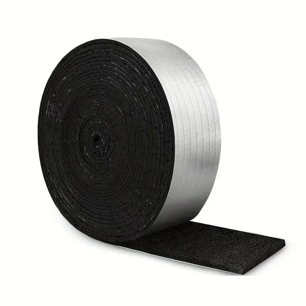 Insulation Pipe Tape Winter Antifreeze Protection Foam Foil Water Pipe Wraps Outdoor Indoor Self-adhesive Pipes Tapes Sleeve