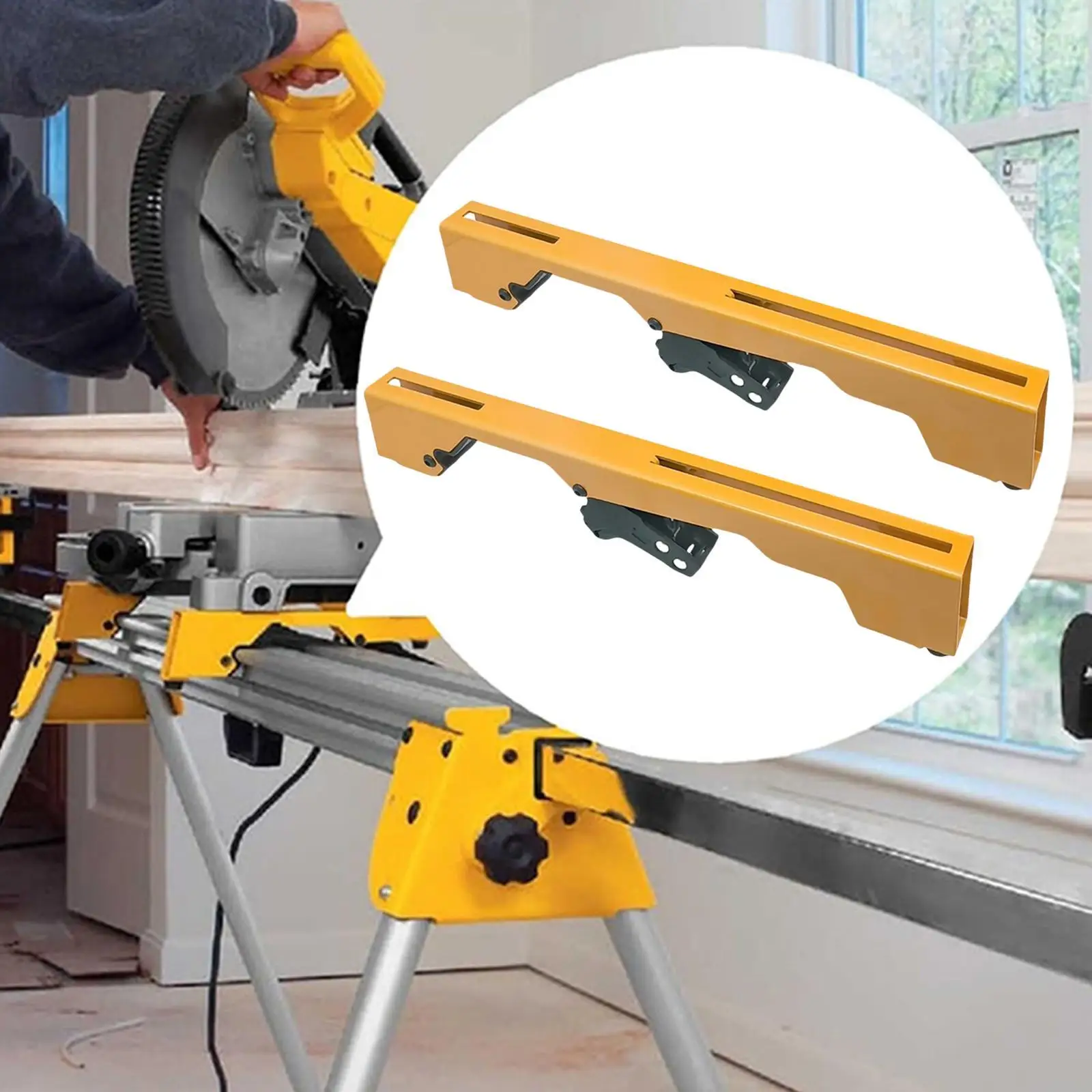 

Miter Saw Mounting Brackets Replaces Easy Installation N087367 for Dwx724