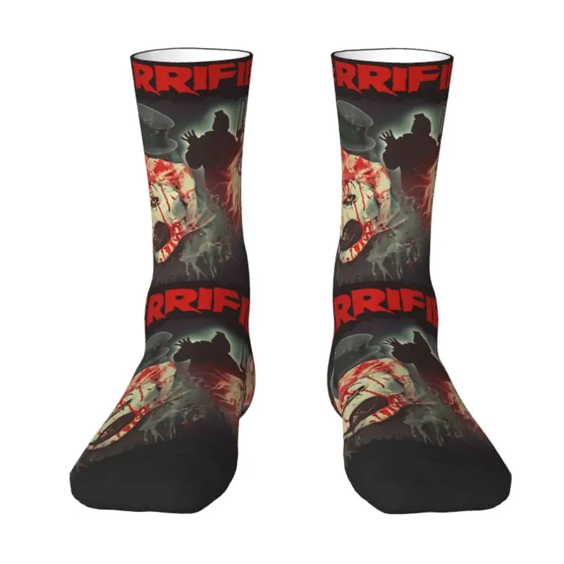 Terrifier Movie-Calcetines para hombre Unisex, novedad, para Halloween, payaso de terror, primavera, verano, Otoño e Invierno