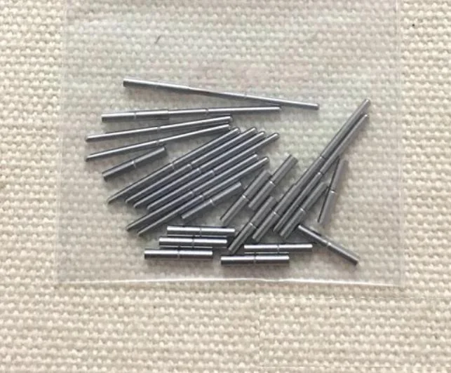 1.0mm Stainless Steel Notched Pins and 1.3mm Capsa Tubes for Watch Bracelet Band Straps W6251