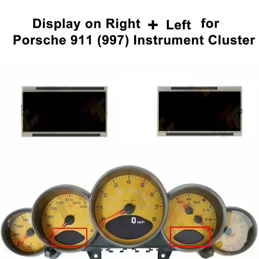 

LCD Left Side Right Side Middle Side Display for Porsche 911 997 Cayman 987 Boxster 987 RUF Instrument