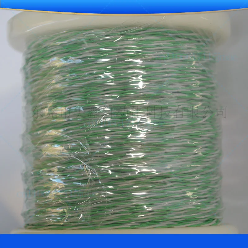 For K type green and white stranded teflon 2X0.3 UK DATAPAQ thermocouple assembly furnace temperature test line PA0210B