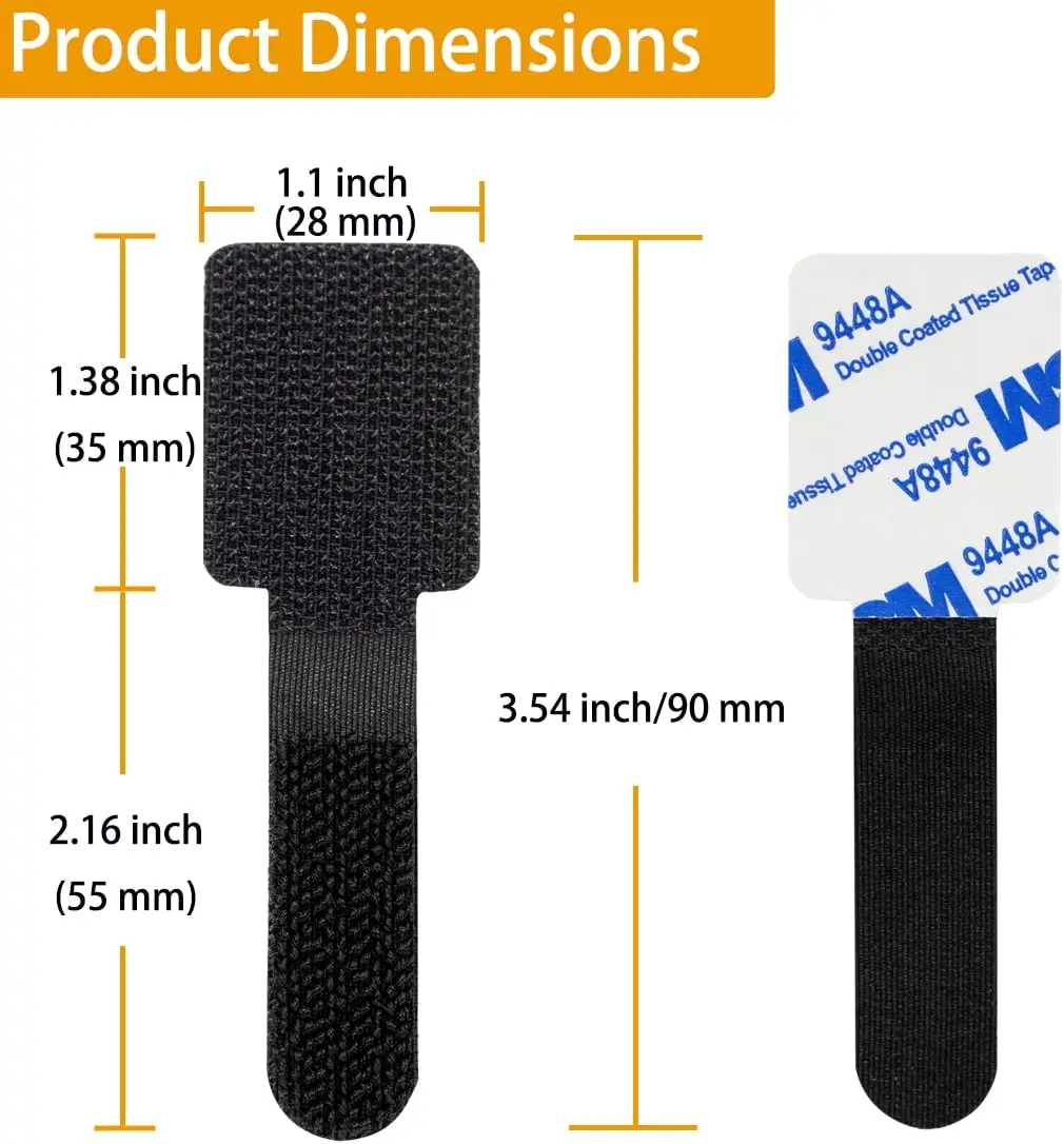 20/10/5 قطعة منظم الكابلات القابلة للإزالة العلاقات ماوس سماعات إدارة الأسلاك أربطة كابلات من النايلون قابلة لإعادة الاستخدام حلقة هوب الشريط الأشرطة التعادل