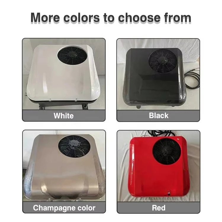 الكل في واحد بطارية السيارة الكهربائية التلقائية 12 فولت 24 فولت تيار مستمر مكيف الهواء لشاحنة السيارة RV #4