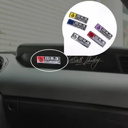 Nameplate Decoration Replacement Aluminum Alloy Center Console Stickers For 2015-2019 Ford Mustang Interior Accessories