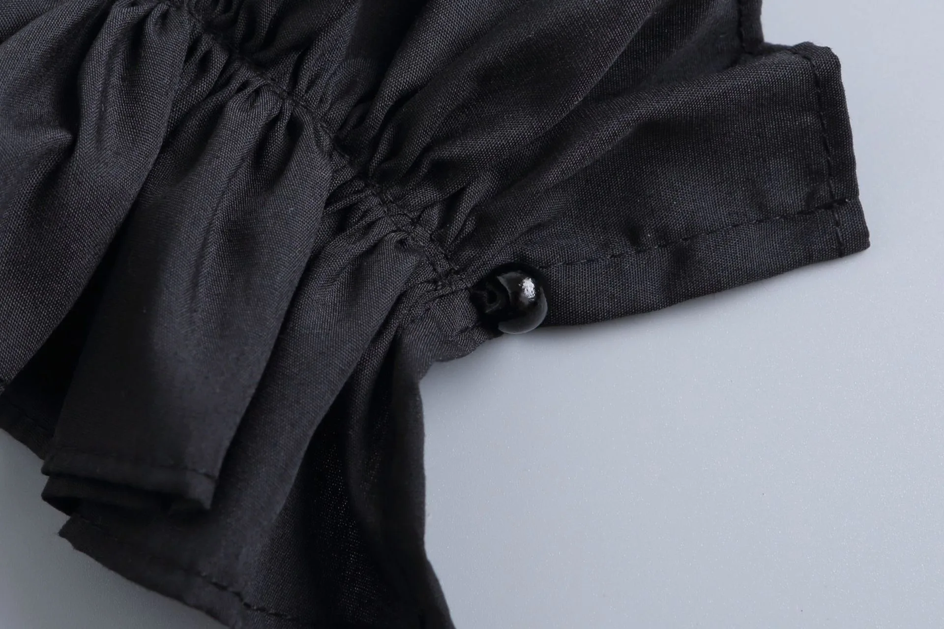 Women's Solid Colour Black White Vertical Cotton Fake Collar Ruffled Neck Collar Fashion Lace False Collar Four Seasons