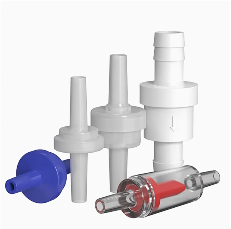 3-20 مللي متر البلاستيك في اتجاه واحد غير عودة معبد السوائل المضمنة تحقق صمام للوقود الغاز السائل الأوزون مقاومة توقف المياه