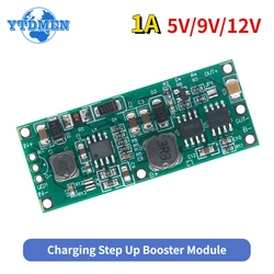 1PCS DC 5V 9V 12V UPS Uninterrupted Charging Step Up Booster Module, for 18650 Lithium Battery UPS Voltage Converter Protection