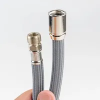 150cm Faucet Hose Kitchen Faucet Parts Sink Sprayer Supply Lines Pull Down Shower Hose Bathroom Basin Telescopic Water Tube