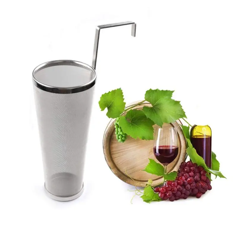 

Stainless Steel Beer Filter With Single Hook For Homemade Brew Home Coffee Dry Hopper Mesh Strainer Home Brew Tools 1pcs