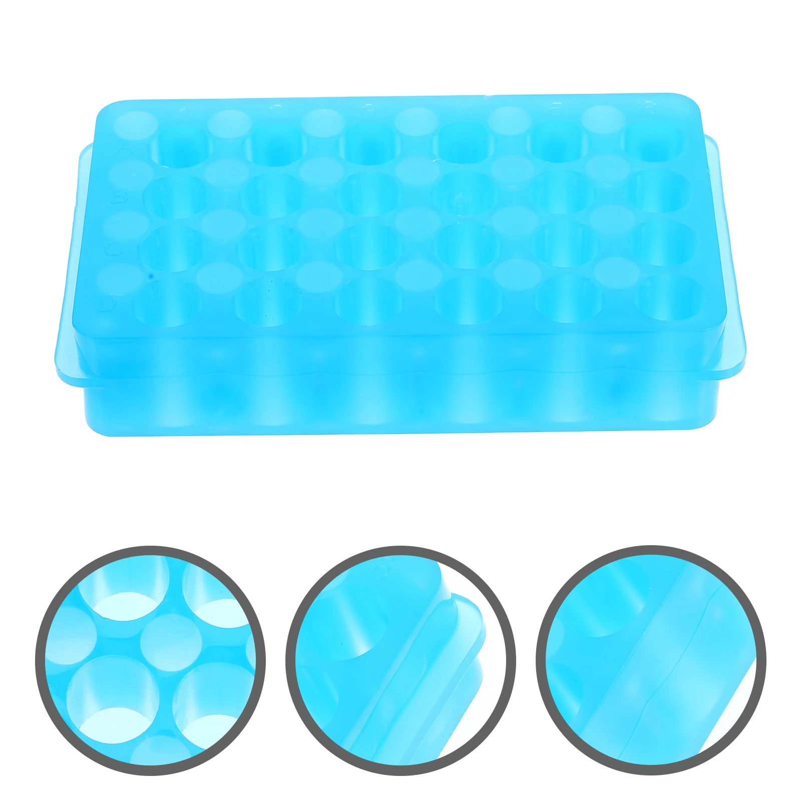 

Dual-Sided Tube Rack Test Tube Holder For Lab Sample Storage Reusable Organizer Stand For Laboratory Testing