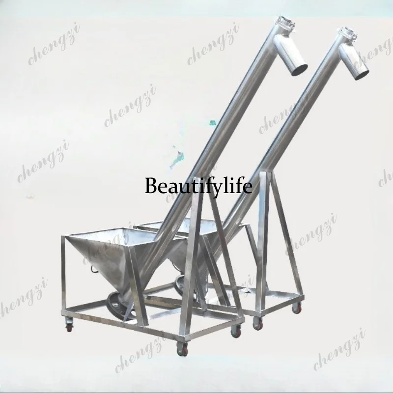

Screw conveyor automatic feeder Plastic granular powder Grain Stainless steel stranded dragon hoist Wear-resistant feeder