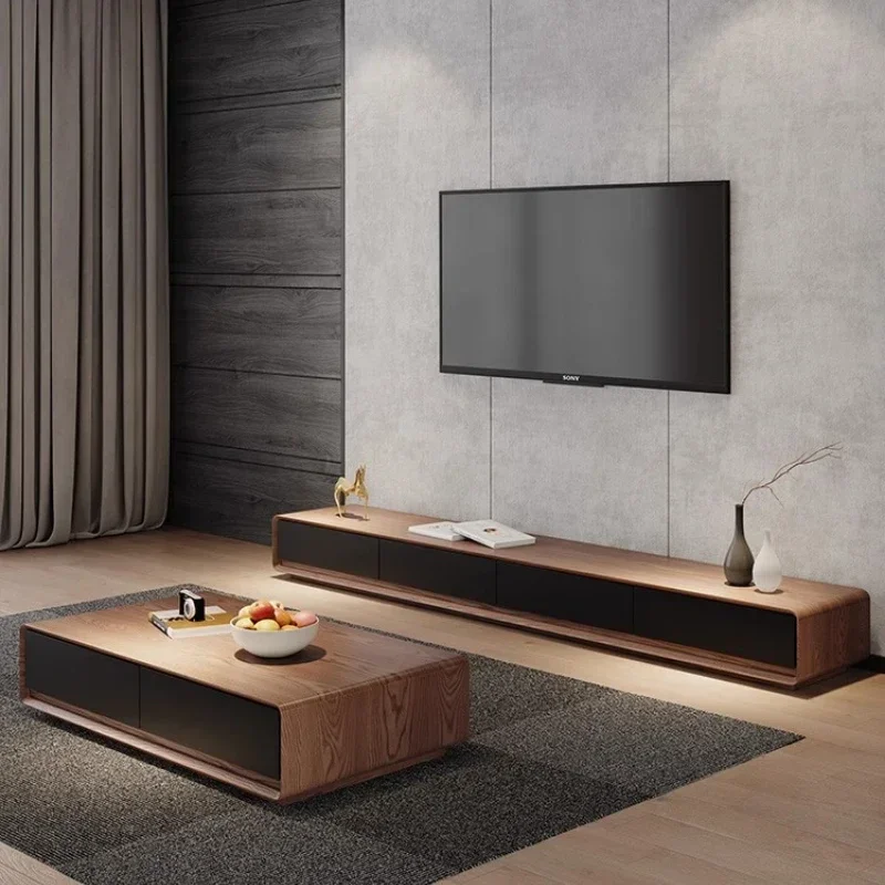 

Минималистичные дизайнерские подставки для телевизора Эстетические фильмы Кофейная витрина Подставки для телевизора Универсальная скандинавская деревянная мебель Archivadores для дома