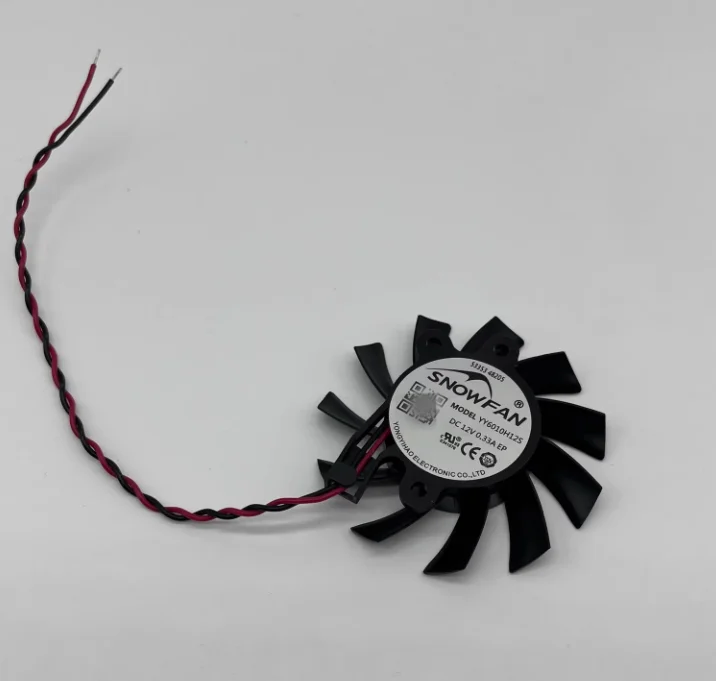 

YY6010H12S DC 12 В 0,33 А 34x31x13 мм 2-проводной вентилятор охлаждения корпуса