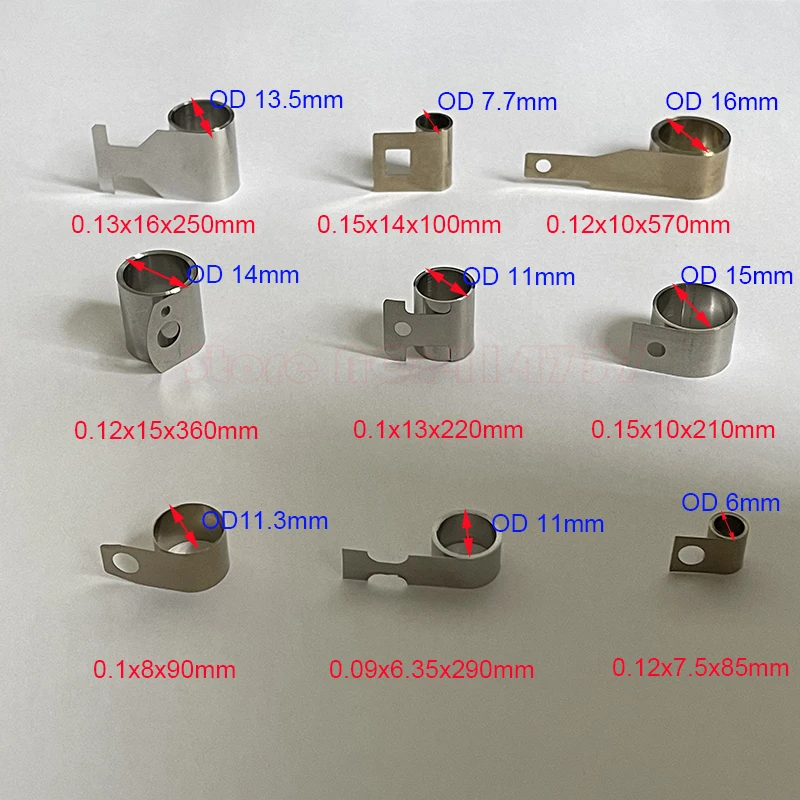Constant force stainless steel clockwork spring small size retractable return scroll spring toy constant force spring