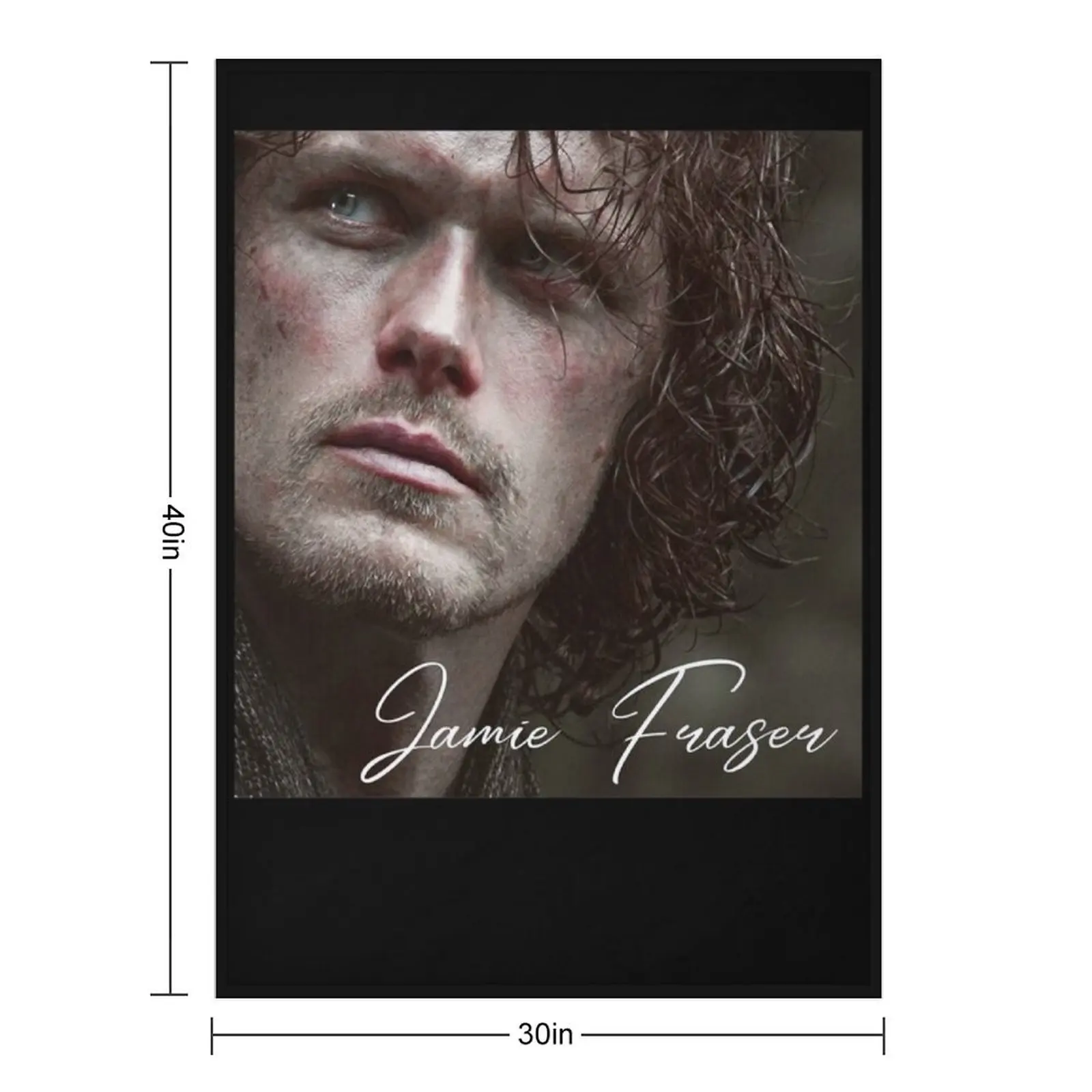 Gifts For Women Jamie Fraser Outlander Gifts For Everyone Throw Blanket decorative Beautifuls Loose Hair Bed Blankets