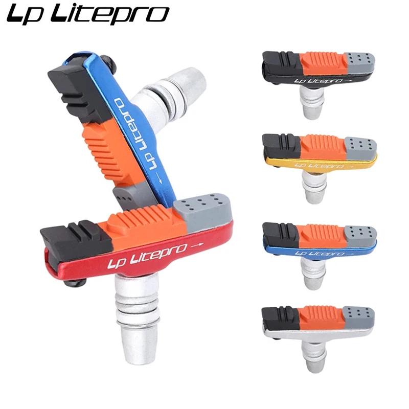 

LP Litepro Wear-resistant Rubber Brake Pads:Model 451 for 20-inch BMX and Folding Bicycles(Compatible with DAHON 412/P8,V-Brake)